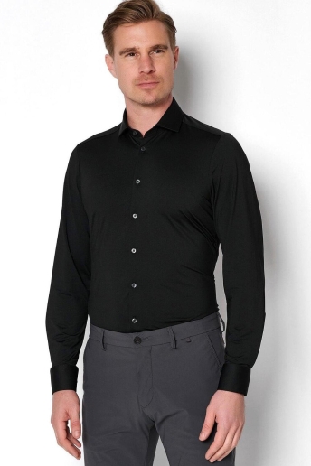 Pure H. Tico Overhemd FUNCTIONAL SHIRT L S 4030 21750 001 BLACK