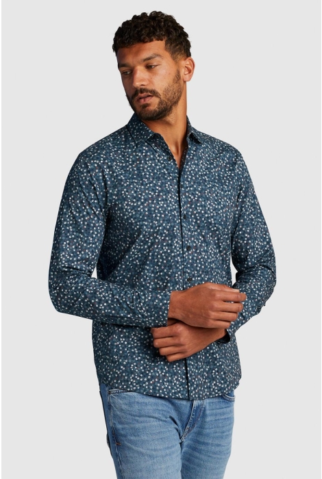 Cast Iron long sleeve shirt print on poplin