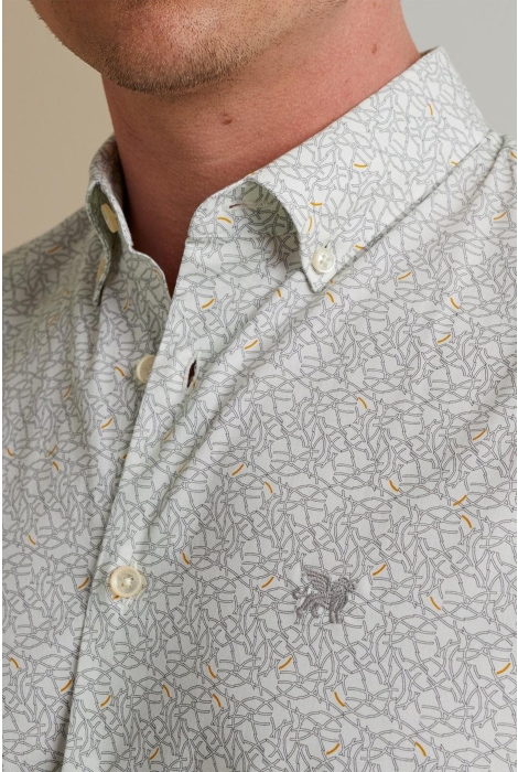 Vanguard long sleeve shirt print on poplin