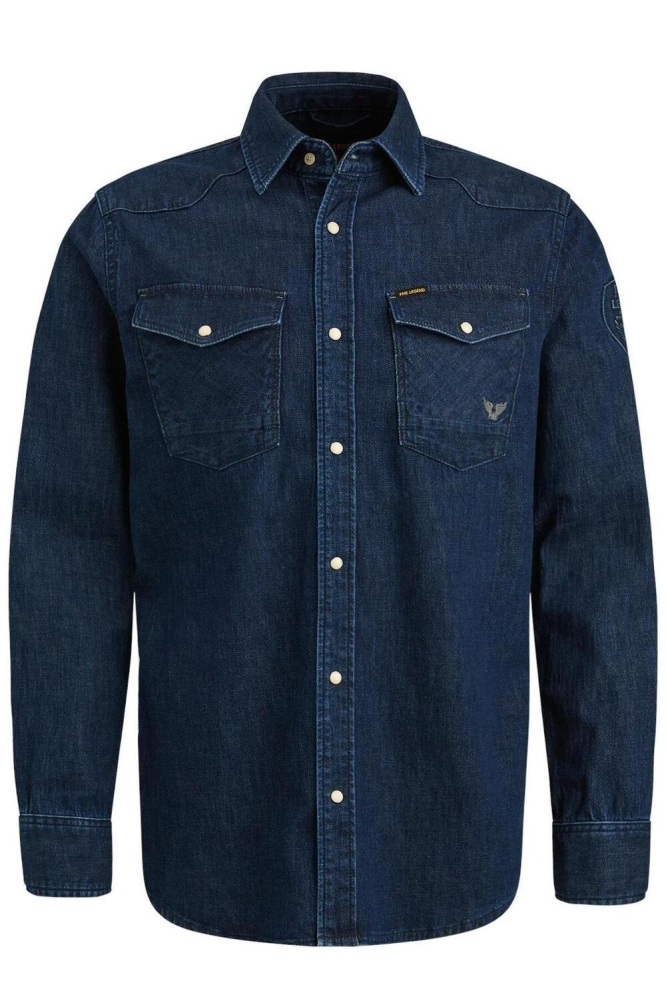 DENIM SHIRT WITH COMFORT STRETCH PSD2308200 TDB