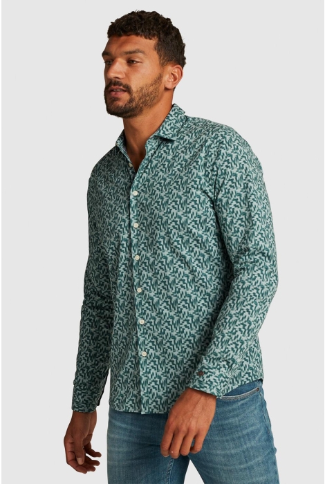 Cast Iron long sleeve shirt print on poplin