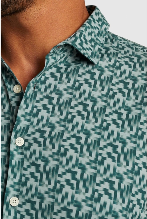 Cast Iron long sleeve shirt print on poplin