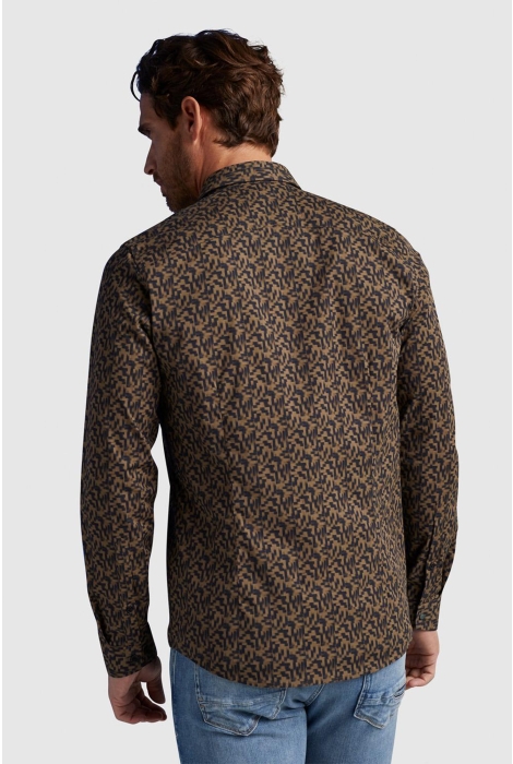 Cast Iron long sleeve shirt print on poplin