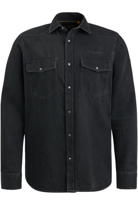 PME legend long sleeve shirt ind grey denim