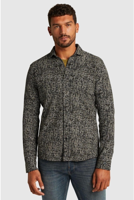 Cast Iron long sleeve shirt print on twill j