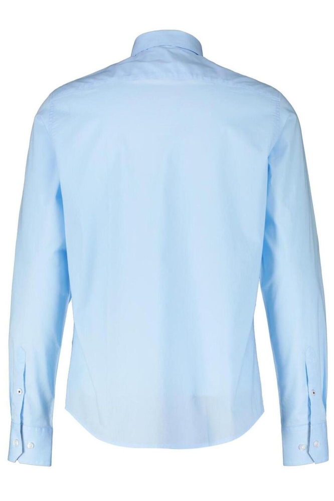 POPLIN OVERHEMD 2001050 402 Sky Blue