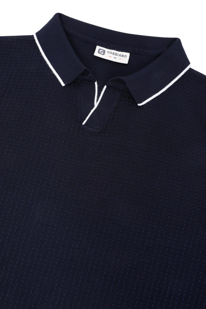 GESTRUCTUREERDE POLO 234925 301 Navy