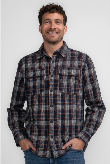 Petrol Industries men shirt long sleeve check