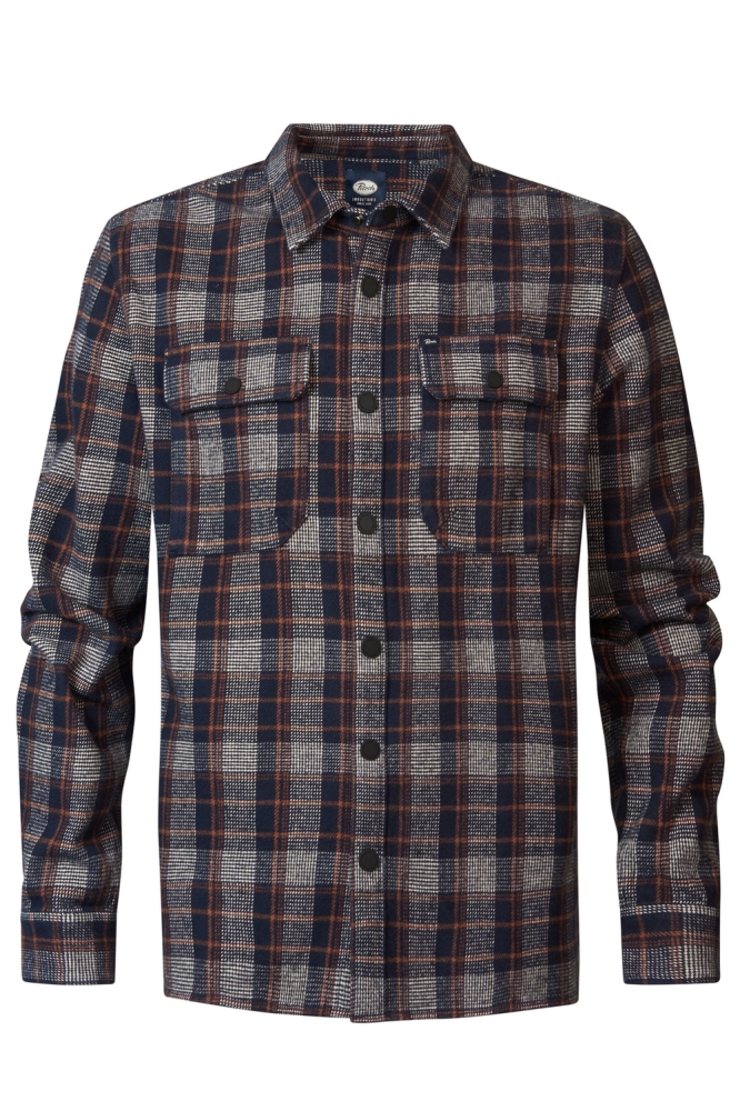 SHIRT LONG SLEEVE CHECK M 3040 SIL405 5120 Sky Captain