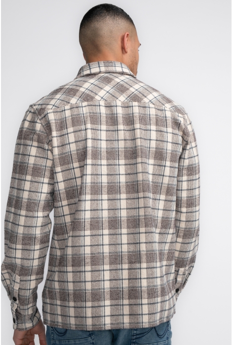 Petrol Industries men shirt long sleeve check