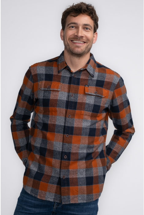 Petrol Industries men shirt long sleeve check