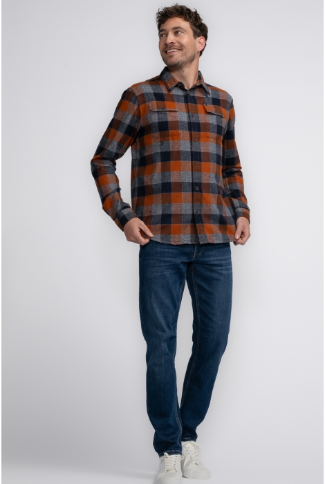 Petrol Industries men shirt long sleeve check