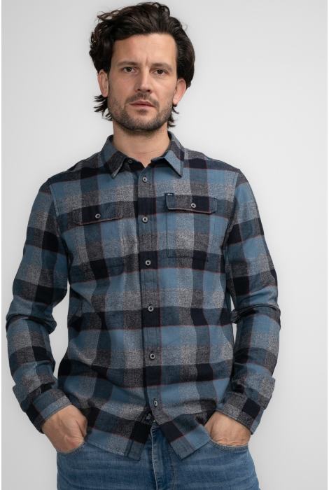 Petrol Industries men shirt long sleeve check