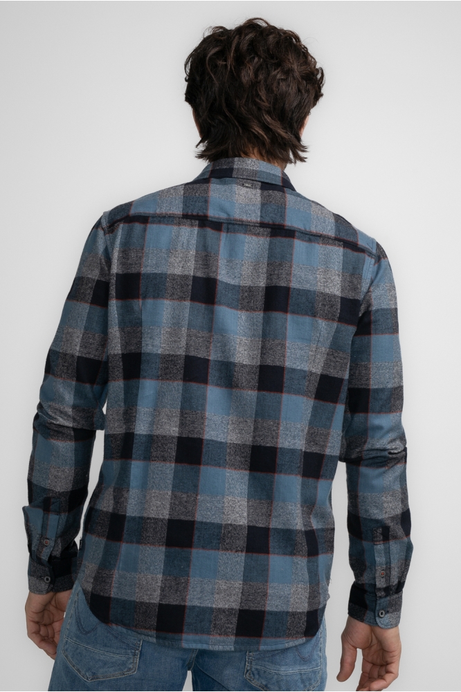 SHIRT LONG SLEEVE CHECK M 3040 SIL417 Light Shadow