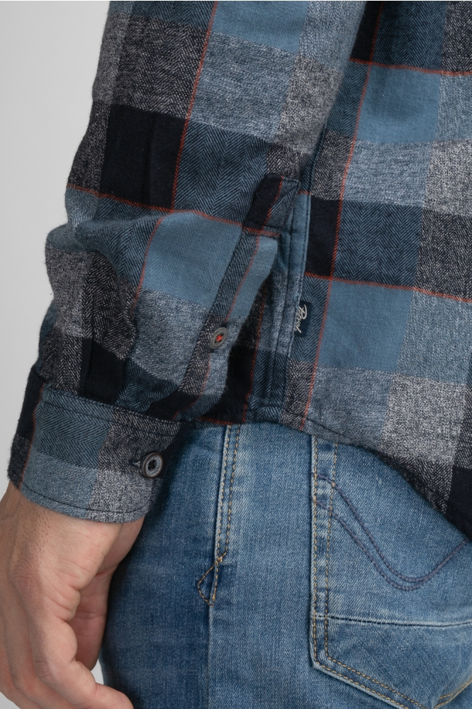 SHIRT LONG SLEEVE CHECK M 3040 SIL417 Light Shadow