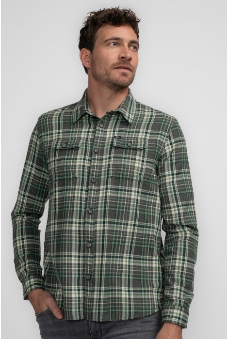 Petrol Industries men shirt long sleeve check