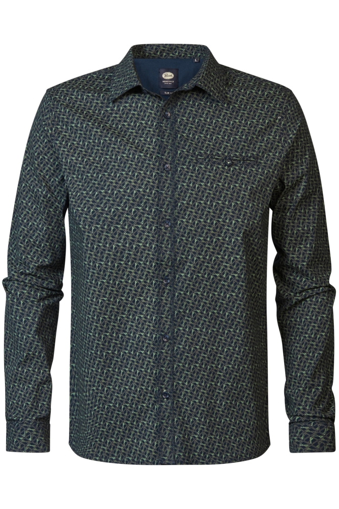 SHIRT LONG SLEEVE AOP M 3040 SIL404 Sky Captain