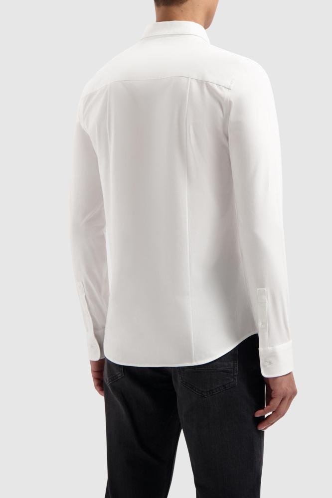 SLIM FIT SHIRT LONGSLEEVE 10212 01 WHITE