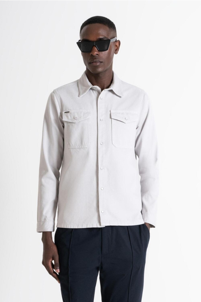 long sleeves shirt mmsl00725 fa700133 antony morato overhemd 1013 ice