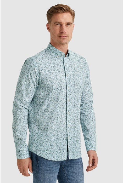 Vanguard long sleeve shirt print on poplin