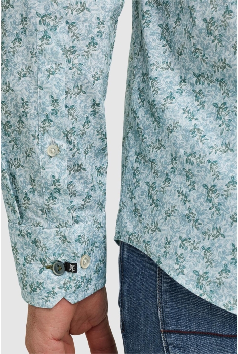 Vanguard long sleeve shirt print on poplin