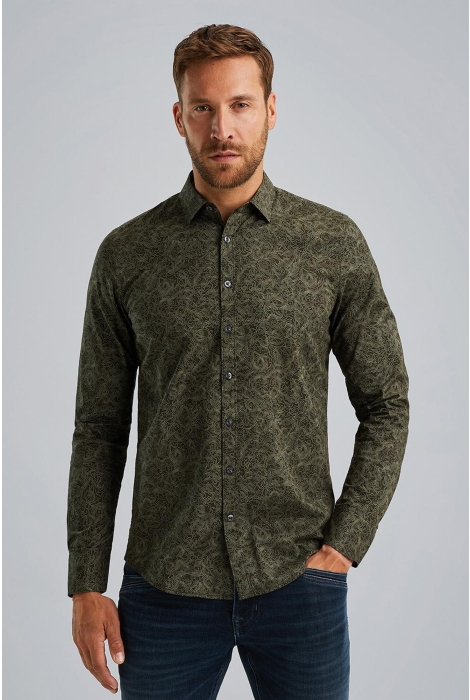 PME legend long sleeve shirt print on poplin