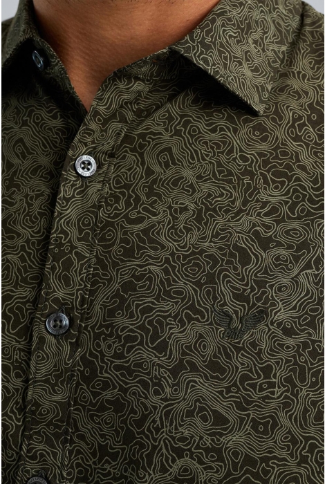 PME legend long sleeve shirt print on poplin