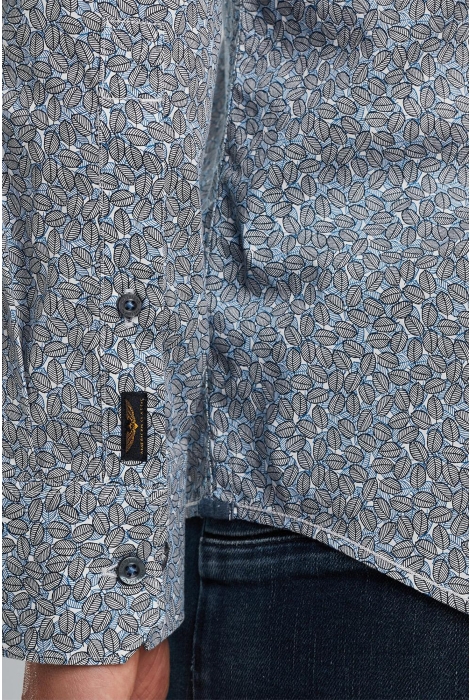 PME legend long sleeve shirt print on poplin