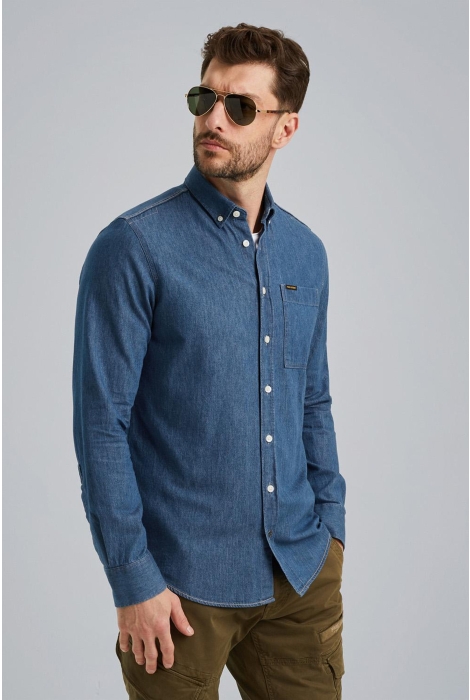 PME legend long sleeve shirt indigo blue deni