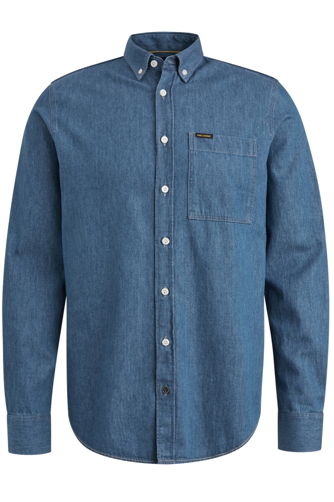 SHIRT WITH INDIGO WASH PSI2408215 590