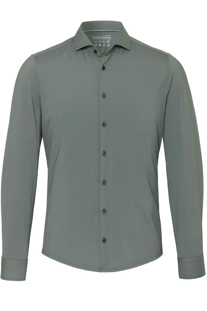 FUNCTIONAL SHIRT LONGSLEEVE D91300 21750 400 LIGHT GREEN PLAIN