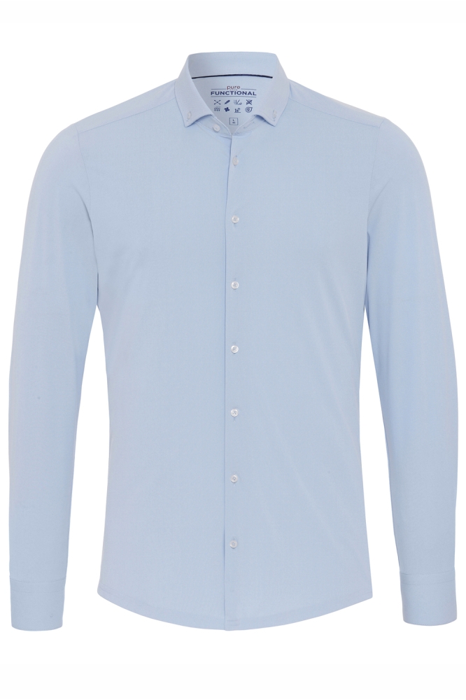 FUNCTIONAL SHIRT LONGSLEEVE 4061 21250 100 PLAIN LIGHT BLUE