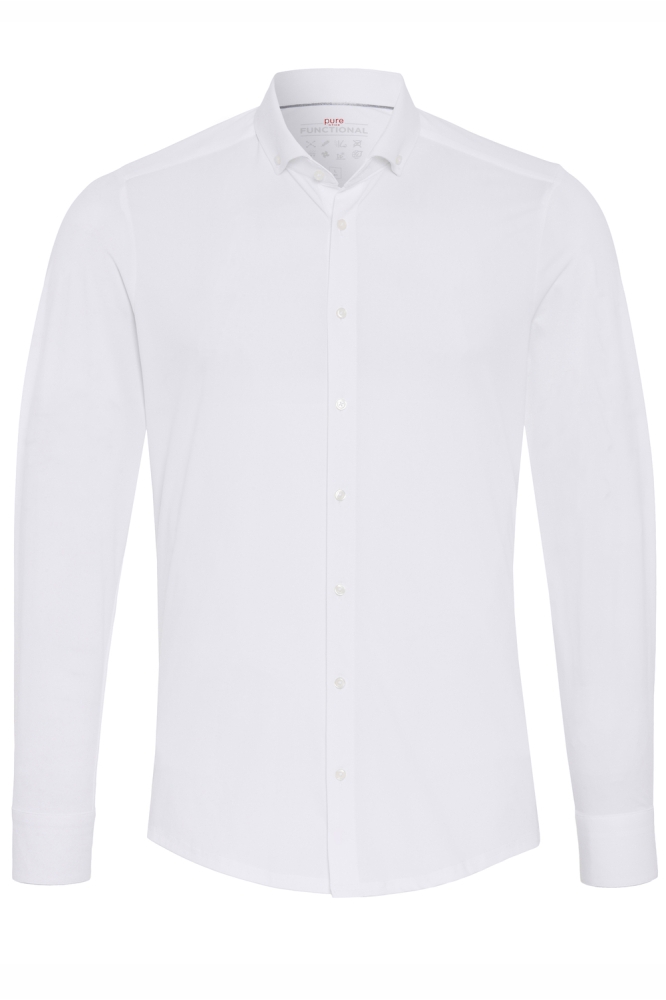 FUNCTIONAL SHIRT LONGSLEEVE 4061 21250 900 WHITE PLAIN