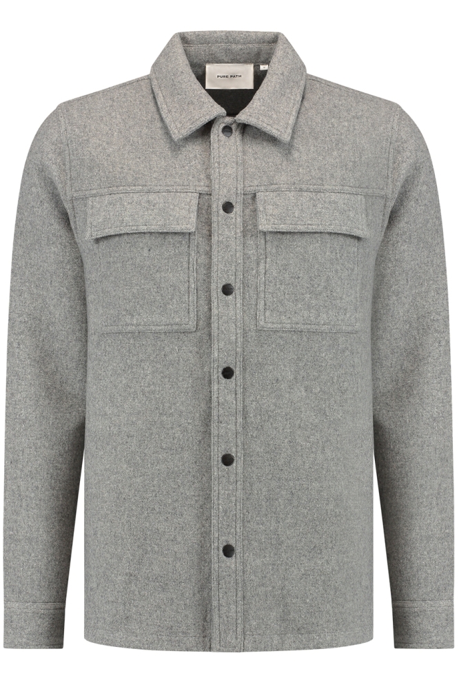 REGULAR FIT SHIRTS OVER 24030203 04 GREY