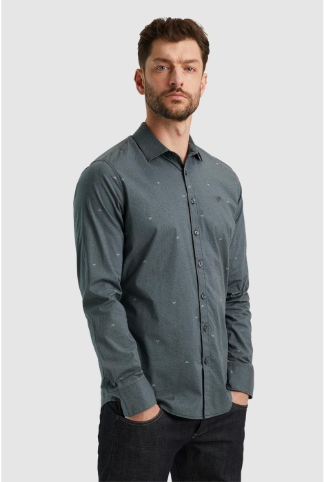 PME legend long sleeve shirt print on poplin