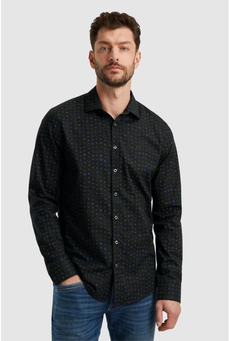 PME legend long sleeve shirt print on poplin