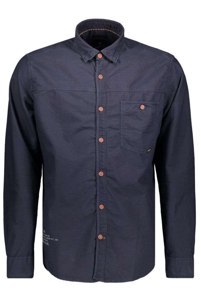 WOVEN SHIRT DOBBY G D TW44207 565 DRESS BLUES