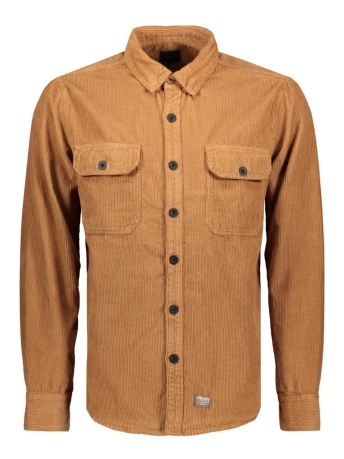 Twinlife Overhemd WOVEN OVERSHIRT TW44205 744 SORREL HORSE