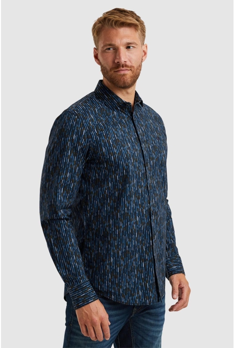 PME legend long sleeve shirt print on poplin