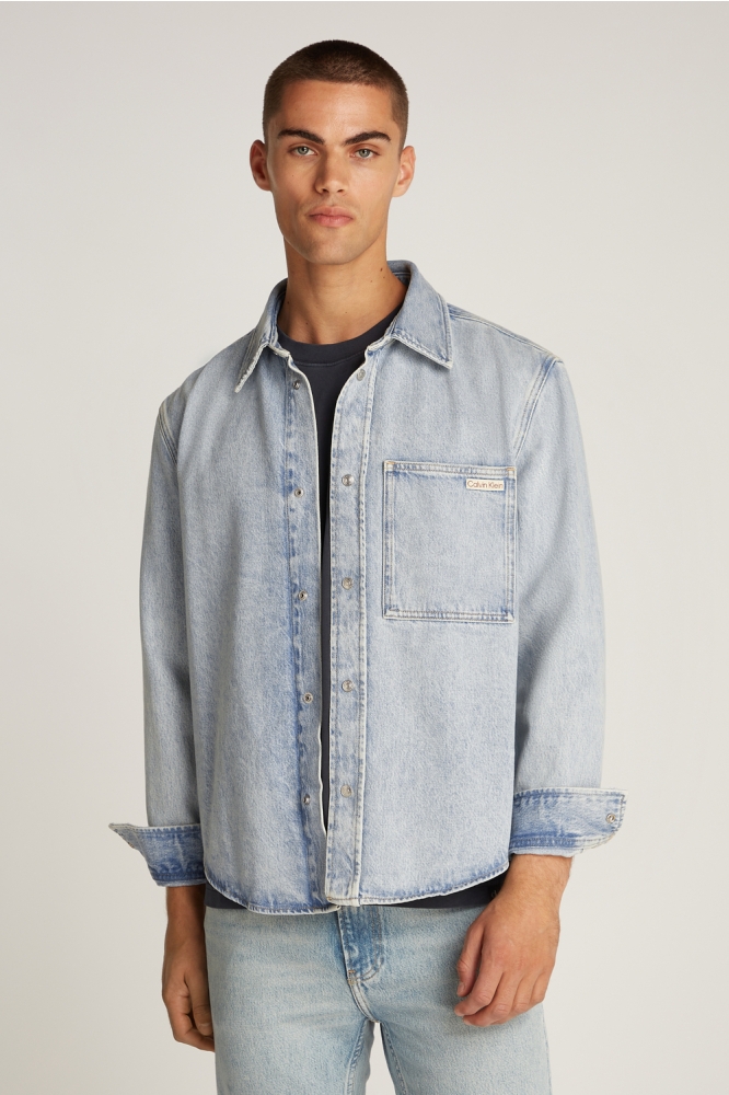 REGULAR DENIM SHIRT J30J327021 1AA DENIM LIGHT