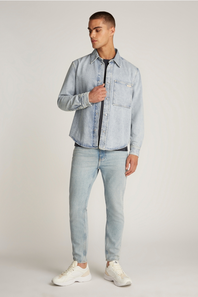 REGULAR DENIM SHIRT J30J327021 1AA DENIM LIGHT