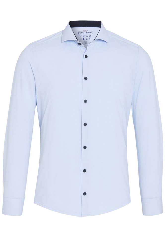 PURE FUNCTIONAL SHIRT LONGSLEEVE 4056 21750 100 PLAIN LIGHT BLUE