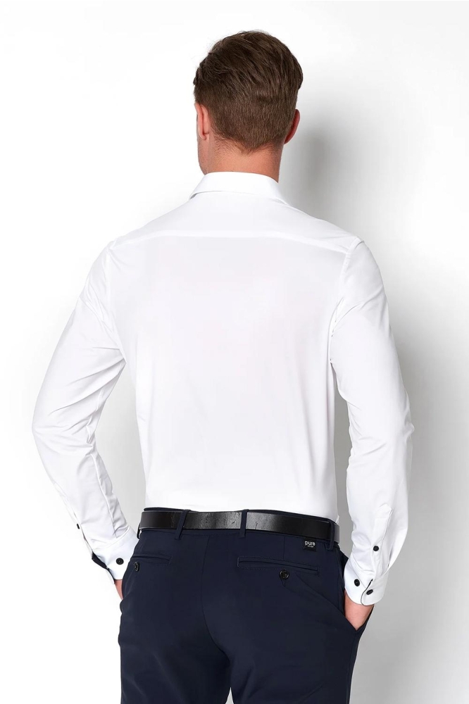 PURE FUNCTIONAL SHIRT LONGSLEEVE 4056 21750 900 WHITE PLAIN