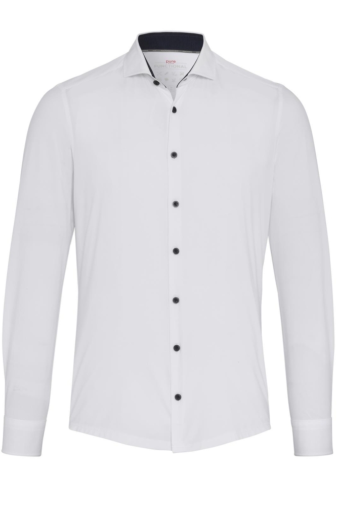 PURE FUNCTIONAL SHIRT LONGSLEEVE 4056 21750 900 WHITE PLAIN