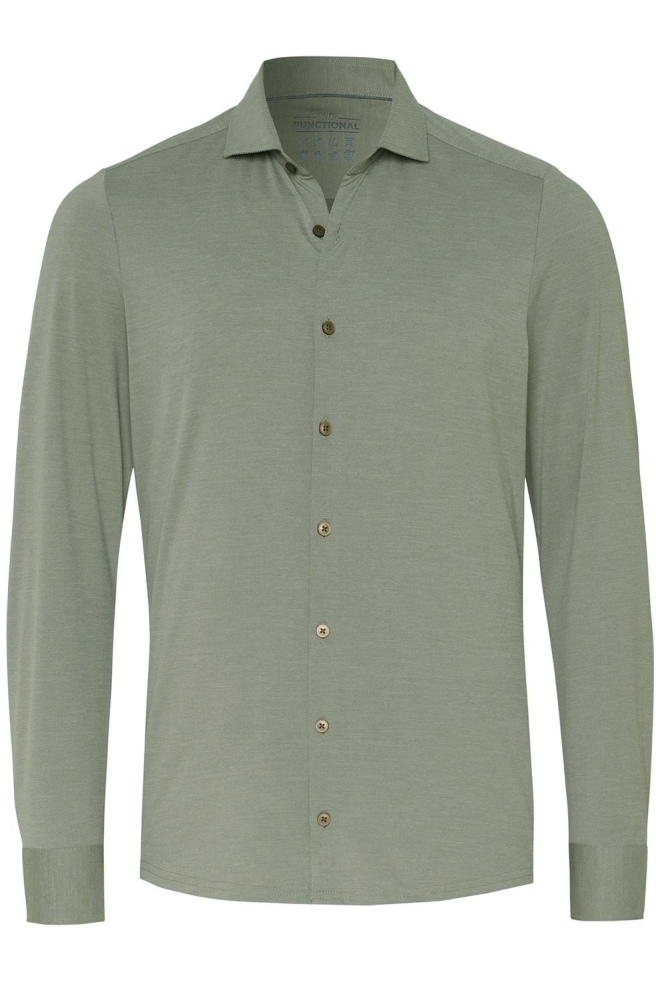 FUNCTIONAL SHIRT LONGSLEEVE E11301 21750 400 LIGHT GREEN PLAIN