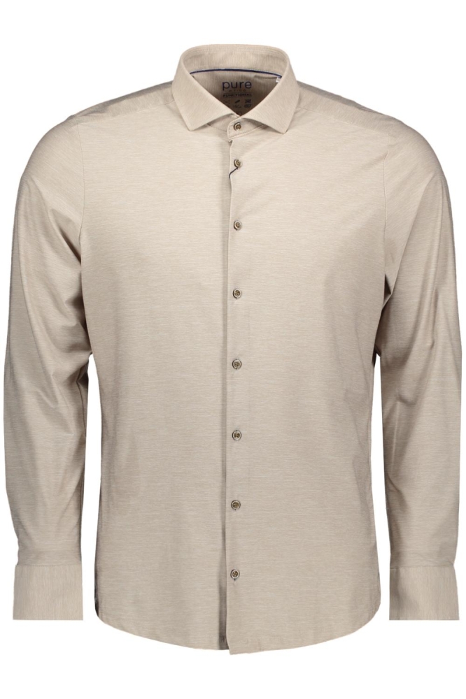 FUNCTIONAL SHIRT LONGSLEEVE 4067 21120 210 BEIGE PLAIN