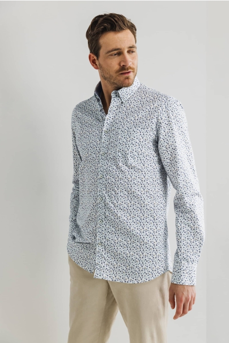 State of Art shirt ls print twill