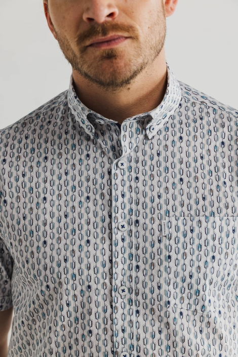 State of Art shirt ss print popli