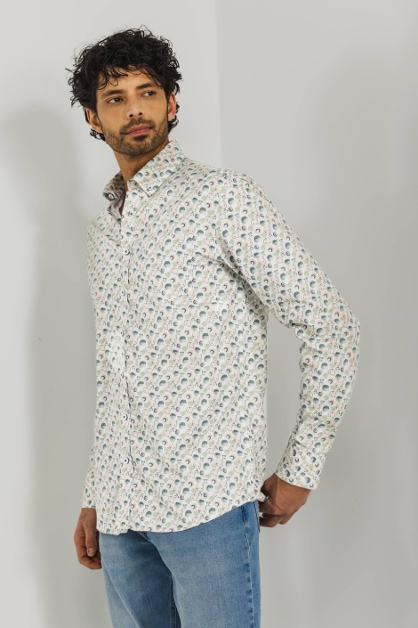 State of Art shirt ls print twill