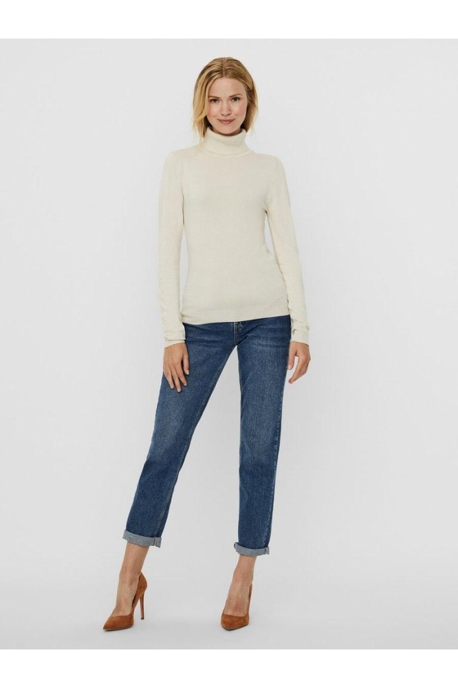 VMGLORY LS ROLLNECK BLOUSE NOOS 10231630 Birch